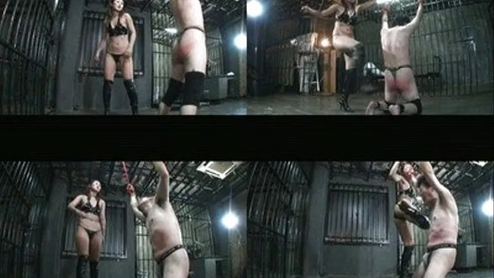 Endless kicking is how domina made slave suffer - Full version ( - AVI Format)