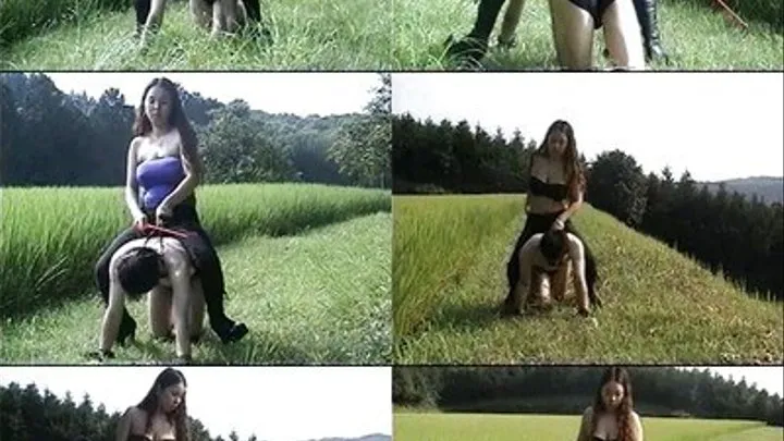 Riding Pony Slave In The Field - KSD-004 - Full version ( - AVI Format)