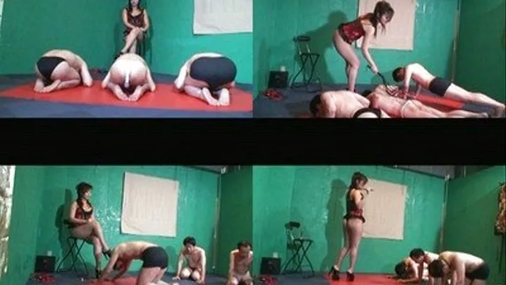 Three Slaves Choose To Abide By The Mistress' Commands To Get Away From Punishment - Full version ( - AVI Format)