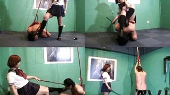 Schoolgirl Knows How To Punish Man! - Full version (Faster Download - )