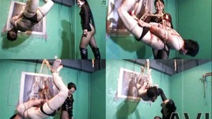 Mistress Hangs Slave And Completes Punishment Through Pouring Hot Wax - Part 2 (Faster Download - )