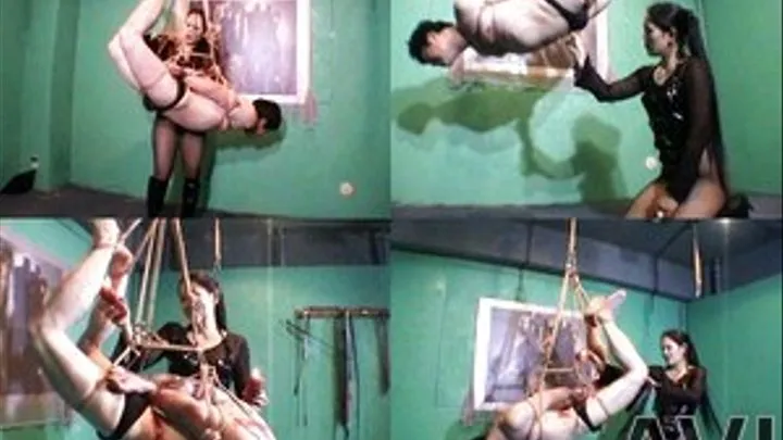 Mistress Hangs Slave And Completes Punishment Through Pouring Hot Wax - Full version (Faster Download - )