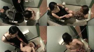 Mistress Demands Slave To Smell Her Pee In The Public Comfort Room - Full version ( - AVI Format)