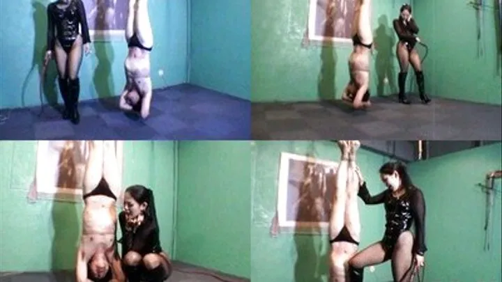 Hanged Upside Down To Suffer Even More! Lashes All Over His Body - Full version ( - AVI Format)