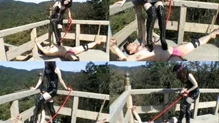 Outdoor Fun Turns Out To Be Outdoor As Slave Disobeys Strict Domina - Full version ( - AVI Format)