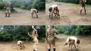 Merciless Dom in Boot Beats Up Slave Through Ruthless Whipping - Full version ( - AVI Format)