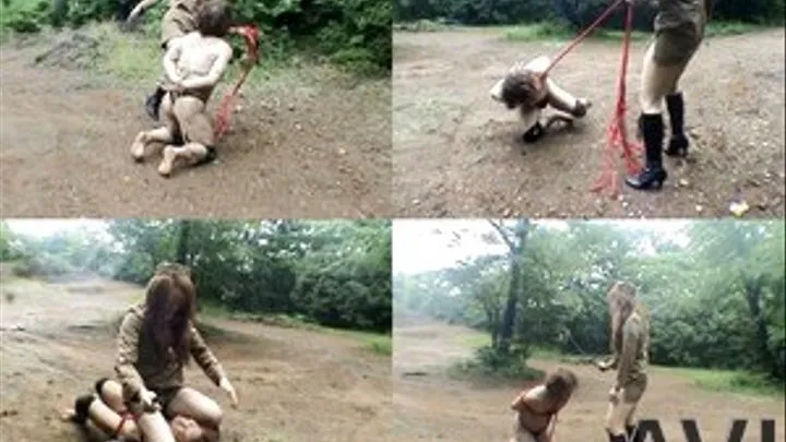 Whipping On The Mud! Lagging Ponyboy Endures Outdoor Punishment - Full version (Faster Download - )