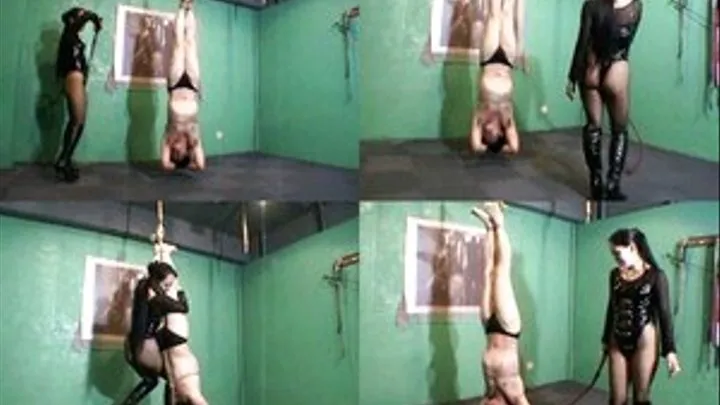 Feeble Man Hangs Upside Down For Relentless Caning