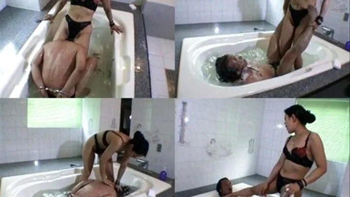 Slave Joins Mistress In The Tub Not To Get Clean But To Get Filthily Dominated - Part 2