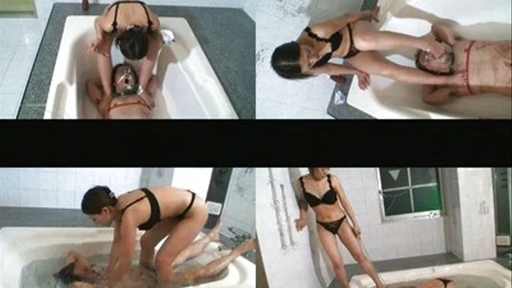 It's All Dirty In The Tub! Mistress Wants To Her Slave! - Full version