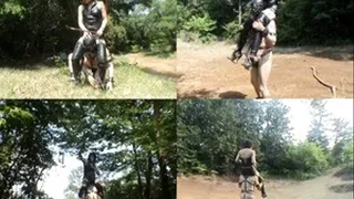 Mean Domina Rides Over Poor Ponyboy's Shoulders Up The Mountains