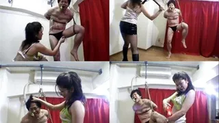 Boot Domina Flaunts Far-Out BDSM! Slave Suffers Her Resentment! - Part 3