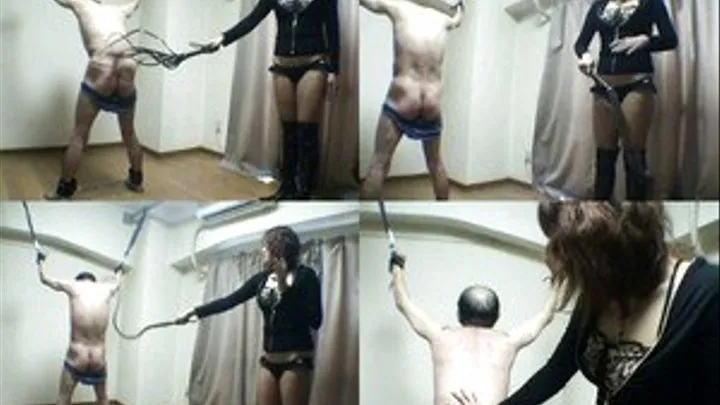 Boot Domina Does Unmerciful Ass Beating! Femdom Whipping & Flogging!