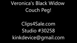 Veronica's Black Widow Couch Peg!