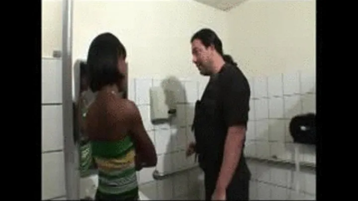 Interracial Bathroom Fuckers