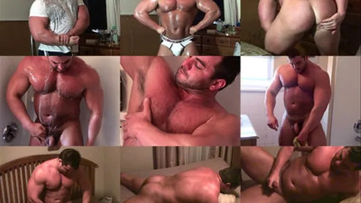 HOT YOUNG MUSCLE HUNK JERKING OFF