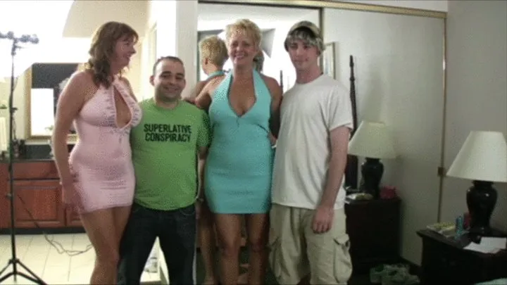 Young Neighboors Frank Amd Lee Foursome With Double Dee And Hottie Wife Tracy!