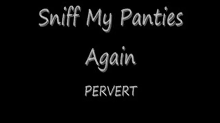 I'll Never Sniff Your Panties Preview