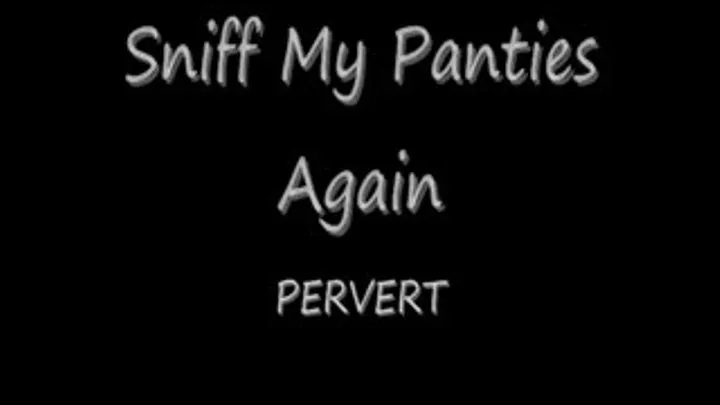 I'll Never Sniff Your Panties Preview