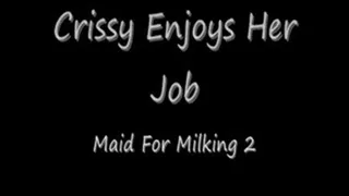 Crissy Enjoys her Job ipod