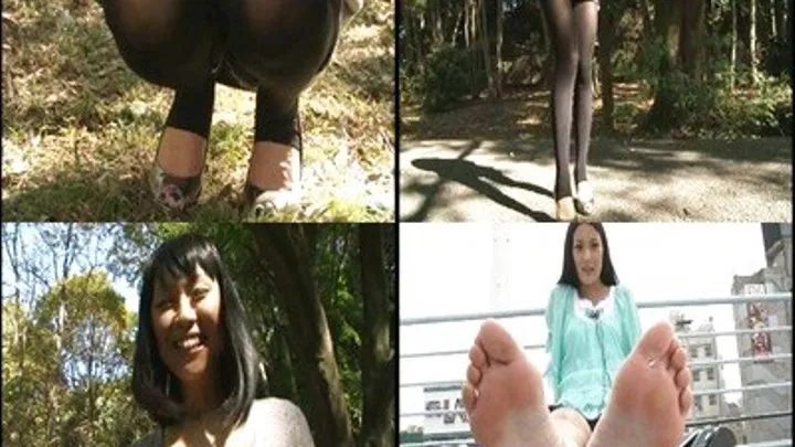 Lady displays her nice toes on cam - NFDM-205 - Full version