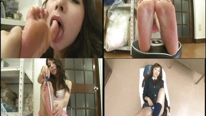 Man Experiences Footjob From Horny Schoolgirl - Full version