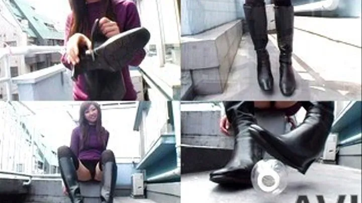 Brand New Shiny Leather Boots Trampled & Worshipped! - Part 2 (Faster Download - ))