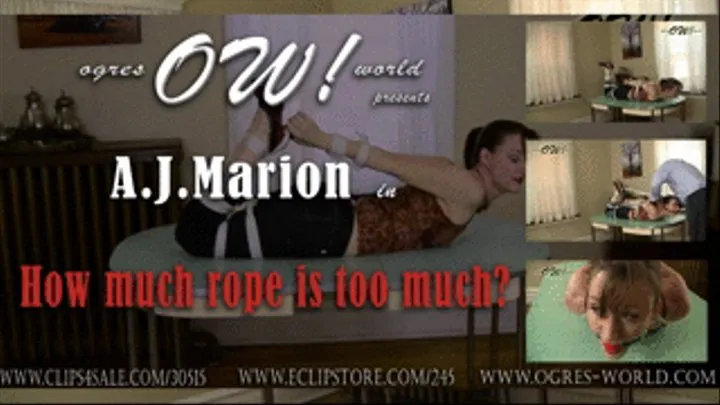 AJ Marion in How Much Rope is Too Much?