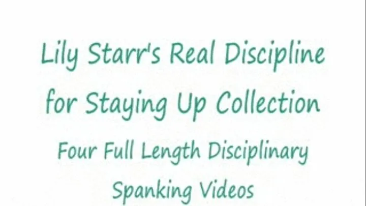 Real Discipline for Staying Up Collection - Great Value!