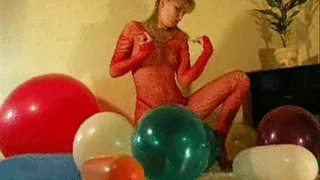 Alinas balloons + fishnet