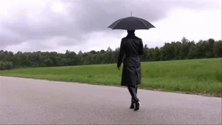 rubberdoll in the rain