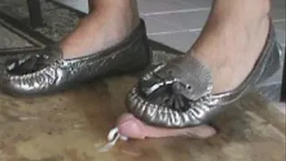 Gold Mocs Crushing Cum