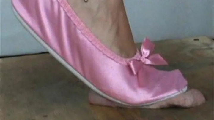 Jumping On Penis In My Satin Slippers
