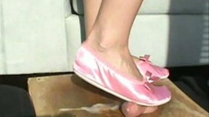 Simply Magnificent Pink Satin Slippers