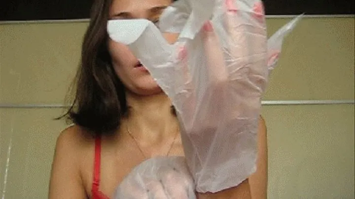 TRANSPARENT GLOVES (jo)