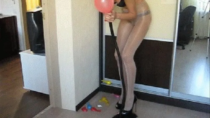 BALLOONS, STOCKINGS, HIGH HEELS (A)