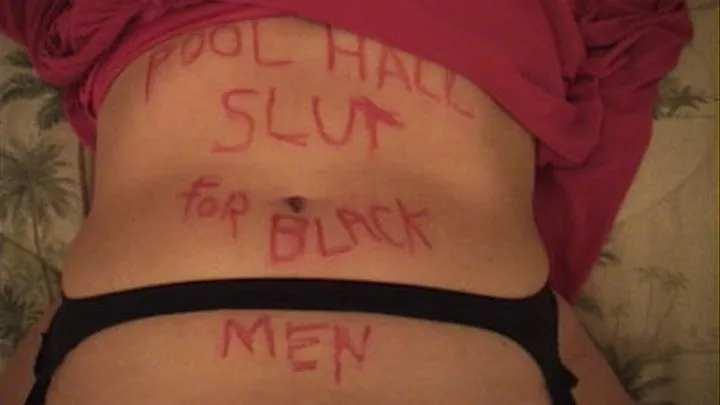 Pool Hall Slut for Black