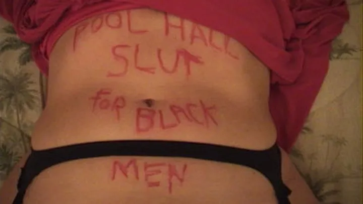 Pool Hall Slut for Black (pt. 1)