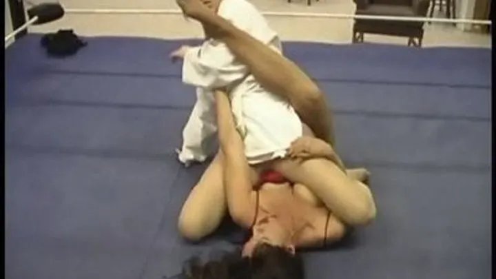 Pantyhose Raslin In Judo GI's