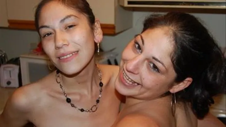 NDNGirls - Native American Indians: Double Blowjob Time! Danica and Tomasina do a 2 girl BJ scene in the kitchen. HOT FUCKING SCENE HERE holy these 2 indian girls suck a mean dick!