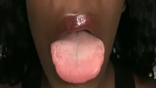 Tongue Fetish - Krystal Sticks Out Her Big Tongue and Does Tricks With It * ***
