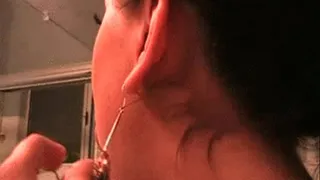 Alexa Tries on Several Pairs of Earrings, Sometimes Putting Them in Backwards * ***