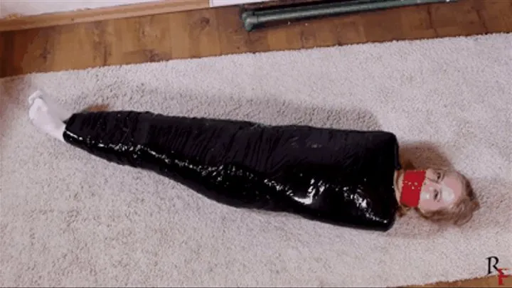 Olesya complete duct tape mummification ( LOW BITRATE MP4)