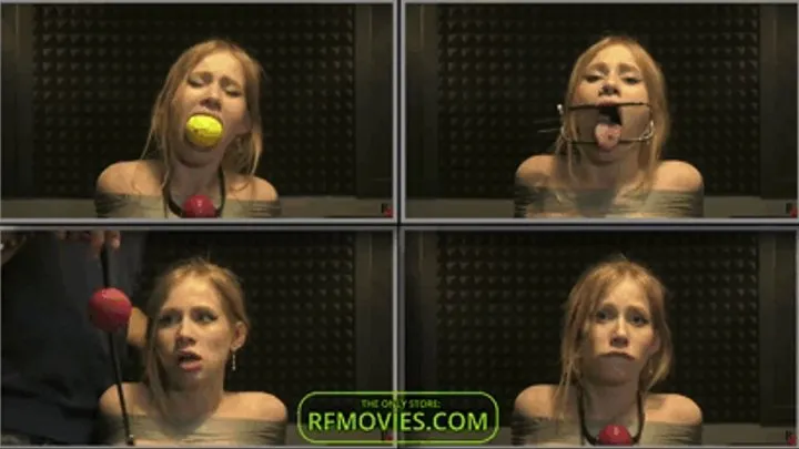 Olivia - Gag test for her big mouth