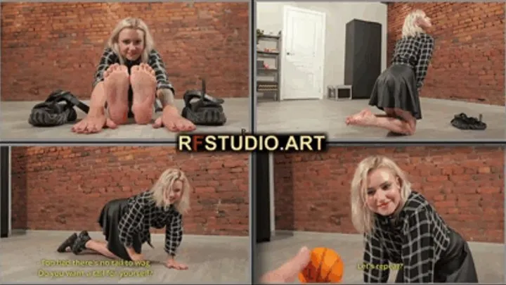 Astrid - Submission Training for my Playful Barefoot Slave