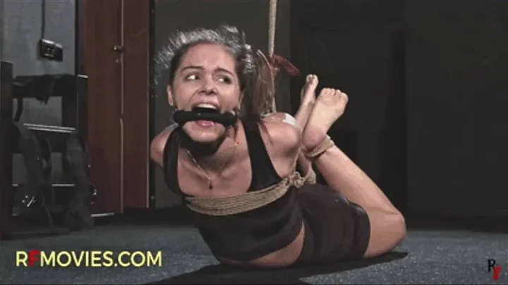 Leya - Probably her tightest rope hogtie ever