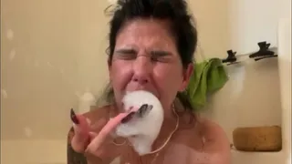 ALISHA sexy sexy BATH TUB SNEEZE, SNORT, SNOT, SUDS "GETTING READY" FOR A PARTY SNEEZES! (All Brand New Footage)