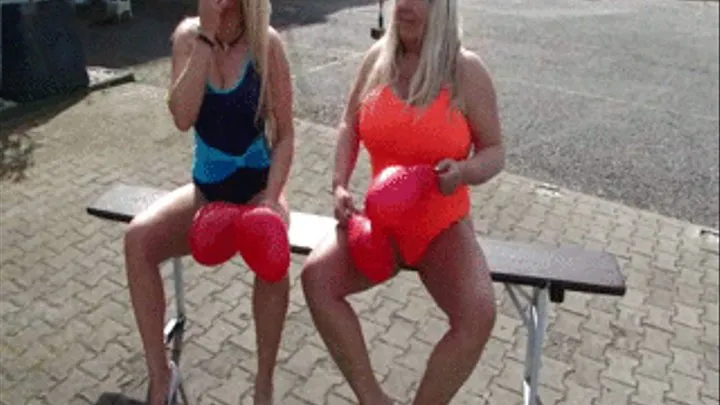 Balloon Popping MilFs