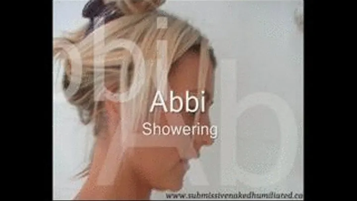 Abbi Nervously Showers Naked As Step-Daddy Watches On!!!