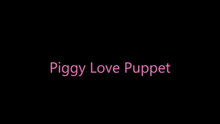 Piggy Love Puppet